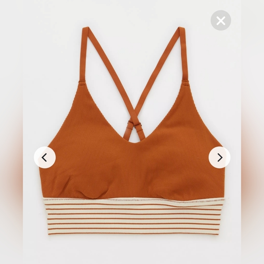 336. NWOT - Offline by Aerie Ribbed Scoop Sports Bra